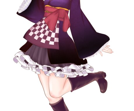 商用利用費込みな全身立ち絵制作します VTuber、グッズ展開を想定したイラストの作成をします イメージ2