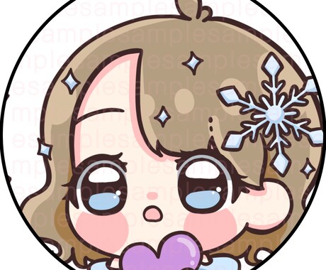 うるっとおめめのアイコンを描きます 可愛いデフォルメイラストをできる限り理想に近く制作します！ イメージ2