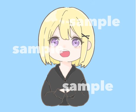 お手頃価格で！ゆるくかわいいアイコン描きます SNSで使えるあなただけのかわいいアイコンを作成致します。 イメージ2