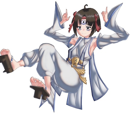 女の子の好きなキャラオリジナルのキャラ描きます 女の子と足裏や脇、腹筋などのフェチも描けます イメージ2