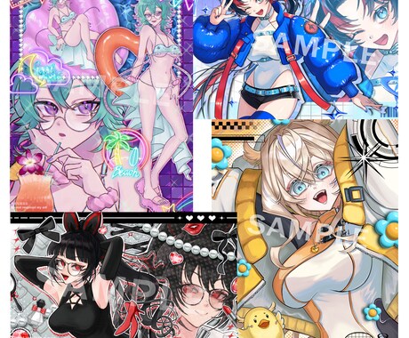 男女キャラ両方可!イラストお描きいたします 迅速な連絡と丁寧なヒアリングを大切にしております！ イメージ2