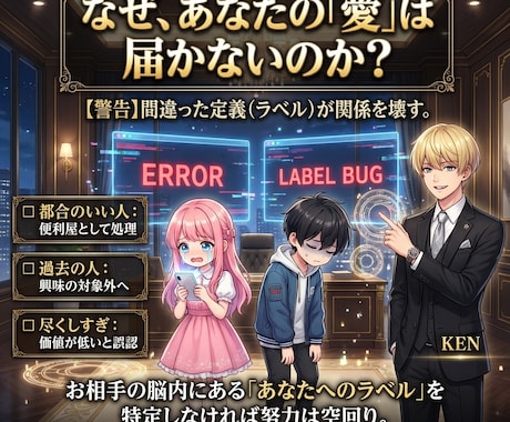 Lv４ 価値変革｜心理学で愛の主導権を奪還します 脳内OSを強制書換。8000文字が照らす運命逆転の聖典。 イメージ2