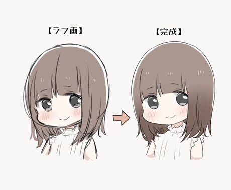 SNSやブログ等に使えるイラスト描きます 柔らかな印象のアイコン・ヘッダーイラスト イメージ2