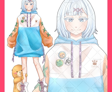 立ち絵描きます あなたのキャラクター！新デザイン！の立ち絵描きます！ イメージ2
