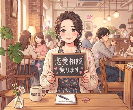どんな恋愛相談も受付けます 恋愛に答えなんてない、一緒に考えましょう イメージ1