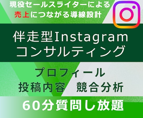 売れる導線設計・Instagramコンサルします ゼロから始めるSNS戦略構築サポート イメージ1