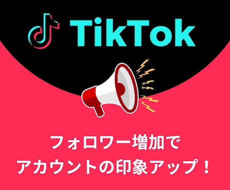 TikTokフォロワー増やします フォロワー数UPでTikTokの可能性が無限に広がる★ イメージ1