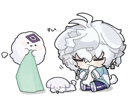 商用利用〇 もちっとした可愛いミニキャラを描きます イメージ1