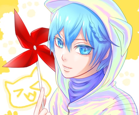 最短一日】女性男性中性動物OK！アイコン描きます 吹き出しアイコンや似顔絵OK！ラフや線画での納品も可能です。 イメージ1