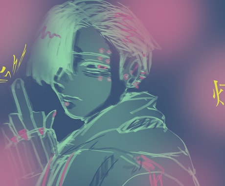 歌ってみたや配信のイラスト作成行います こんな風に描いて欲しい！を実現します！ イメージ2