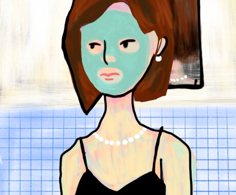 アートテイストのイラスト作成します アクリルや油絵風のタッチをデジタルで再現 イメージ2