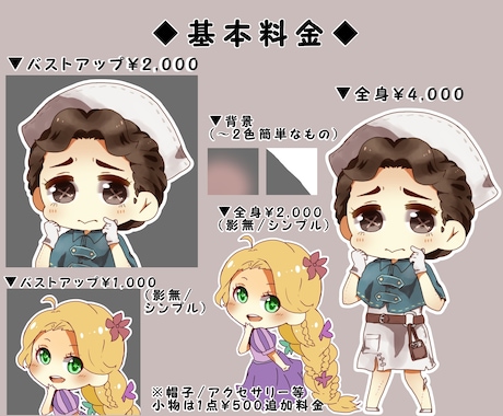 かわいいアイコンお描きします ！最短当日納品です。この機会にお試しください◎ イメージ2