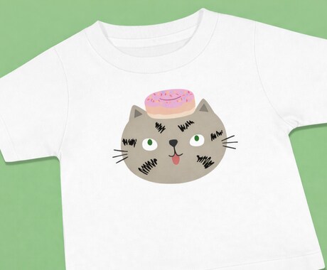 子ども向け・ブランド用Tシャツデザインを制作します シンプルで印象に残るかわいいTシャツデザインを制作します イメージ2