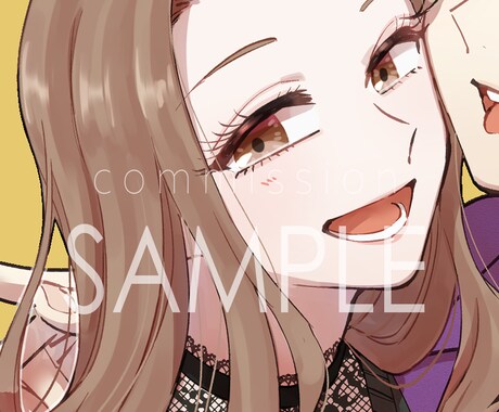 アイコンイラストお描きします SNSや配信に！おしゃれでかわいいイラストを提供いたします イメージ2