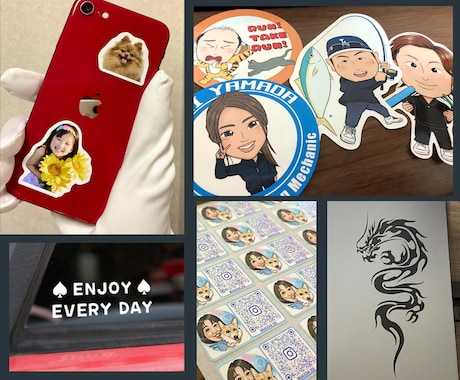 お持ちの画像でステッカーを作成します デザイン編集も可能！丁寧に作成いたします。 イメージ2
