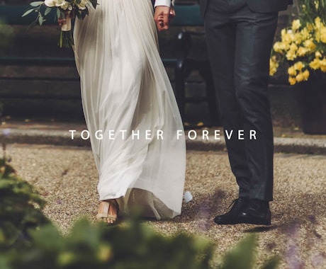丸投げOK！オシャレなオープニングムービー作ります 【結婚式オープニングムービー】無料楽曲あり！DVD納品も対応 イメージ2