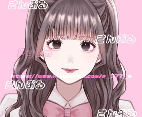 かわいいを発信できる♡イラストをお描きします 地雷♡量産♡推し活♡メイクもヘアメもあなた好みに再現♡ イメージ2
