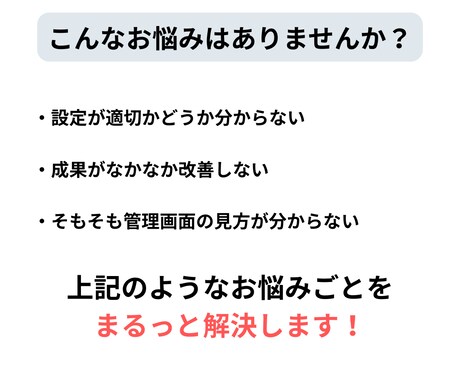 Web広告運用に関する相談に乗ります 現役広告代理店運用者がハンズオンでご相談を承ります イメージ2