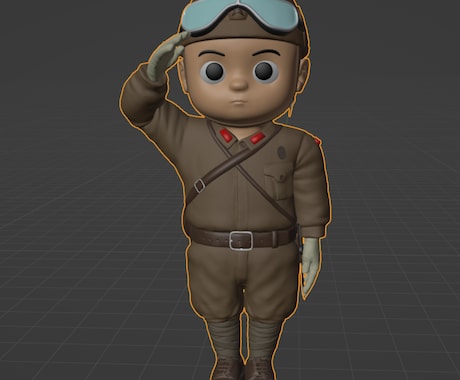 ハイポリゴン3Dキャラクターモデリングします ハイクオリティのアバターやゲームのプレイヤーモデル作成など イメージ2