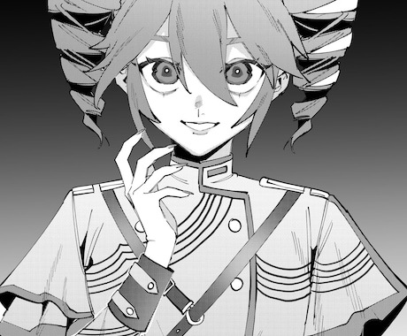 モノクロの一枚絵を制作いたします モノクロでシンプルながらもかっこいいイラストを制作致します！ イメージ2