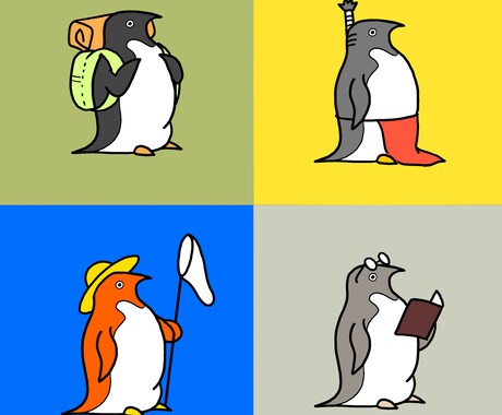 あなたがペンギンになっちゃった？なアイコン作ります 世界に一つだけのペンギンアイコンをお作りいたします！ イメージ1