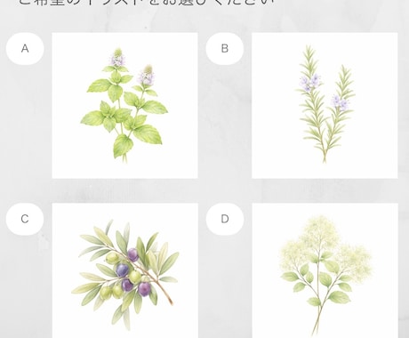 ショップカードまたはサンキューカードを作成します 100枚印刷込み｜送料無料｜水彩フラワー｜グリーン系 イメージ2