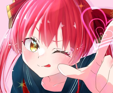 アイコン、首上、バストアップ描かせて頂きます 首上、バストアップ中心の絵を描いていきたいと思っております イメージ2