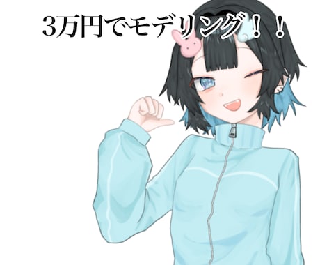 Vtuberモデル作ります 新しい世界への道を切り拓きます イメージ1