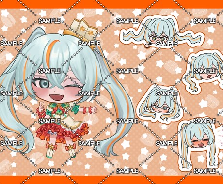 SDキャラ描きます 厚塗り、アニメ塗りOK！かわいいキャラクター描かせてください イメージ2
