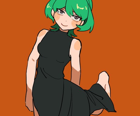 かわいーイラスト描きます 動きのある全身の絵が上手いです！ イメージ2