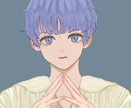 SNSなどに利用するアイコンをお描きします オリジナル、版権など。背景無地からイラスト有りまでご希望可◎ イメージ2