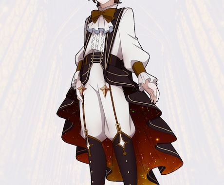 オリジナルキャラクターの全身イラストを制作します パキッとした絵柄であなただけの全身イラストを作成します！ イメージ2