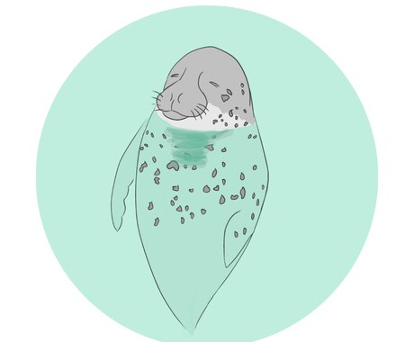 SNSアイコンに！ユーモラスな動物イラスト描きます 何とも言えない味のある表情の動物たちを手描きイラストで表現 イメージ2
