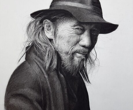 写真からリアルな人物ポートレートを描きます 皮膚の質感や表情まで丁寧に描き、想いを形にします。 イメージ1
