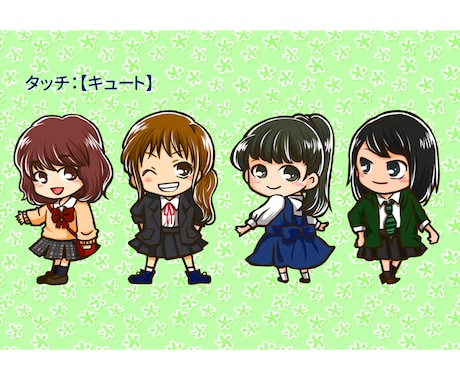 かわいいデフォルメ似顔絵描きます アイコン・SNS・ブログ・記念日に！個性を引き出す似顔絵 イメージ2
