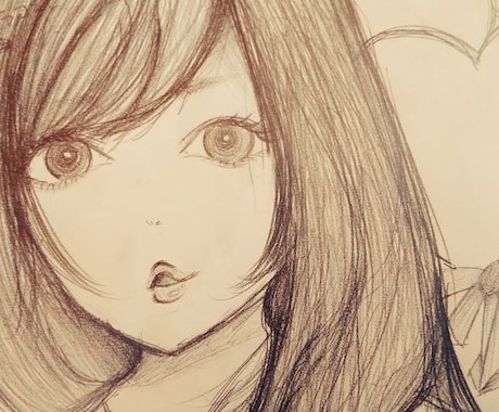 手書きで挿絵を描きます ほんわか可愛い絵を鉛筆で描きます イメージ1