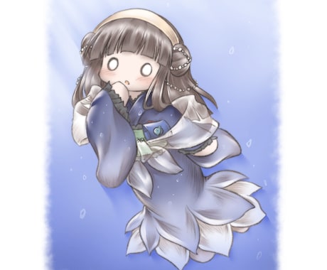 丸い目のぬいぐるみのようなイラスト描きます SNSやブログ、YouTube等にご使用いただけます！ イメージ1
