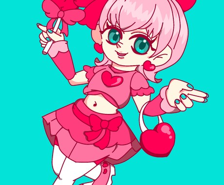 カラフルなキャラクターを描きます 季節感や色合いを合わせたキャラクター作成が得意です イメージ2