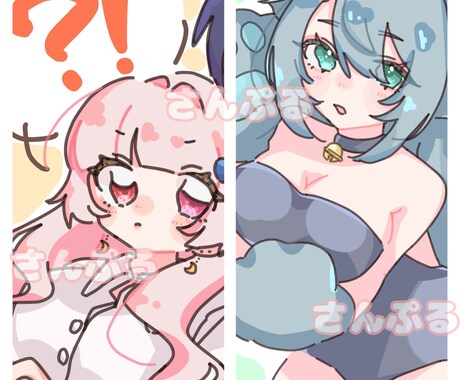あなただけのキャラクターイラストお描きします 商業利用OK 可愛いイラスト、デザイン等♪ イメージ2