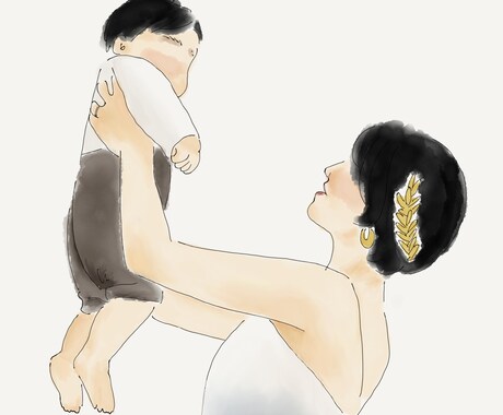 オシャレ度200％！水彩画風イラストをお描きします 柔らかいおしゃれなイラストを必要としている方へ！ イメージ2