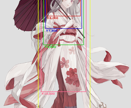 厚塗りで透明感のあるイラスト描きます 男性も女性も、和風も洋風もお任せください イメージ2