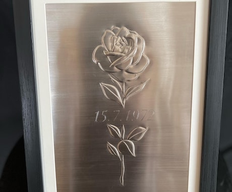 特別な日をステンレスアートにします 特別な日をステンレスアートに  