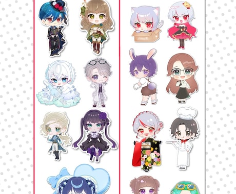 SDイラスト描きます ハイクオリティなSDキャラならお任せください！ イメージ1