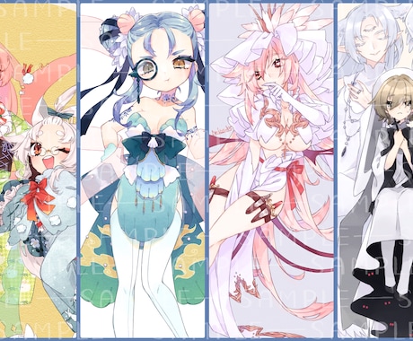 イラスト制作いたします 立ち絵・キャラクターデザイン承ります イメージ2
