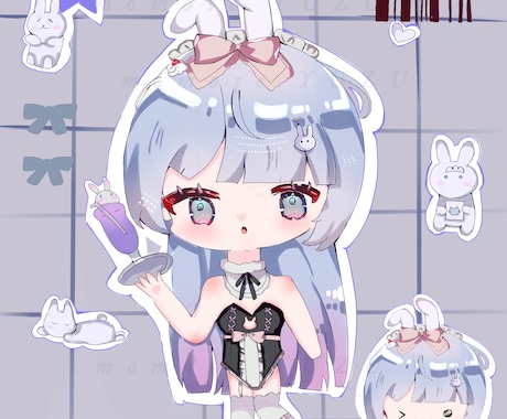 アイコンやグッズに使えるイラスト描きます イメージ1
