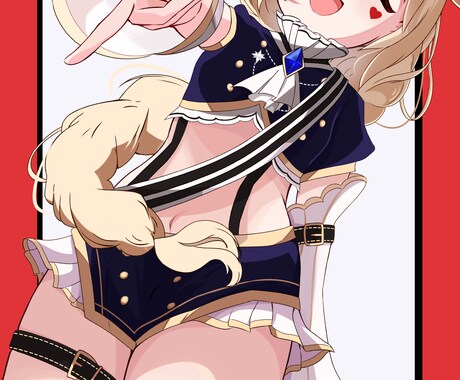 かわいい女の子の一枚絵を描きます 一枚絵/歌みた/サムネ/アイコン等 イメージ2