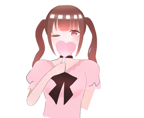 学生さん向け！修正無制限で描きます 約1ヶ月で、等身の女の子を描きます イメージ2