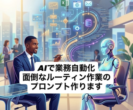AIで面倒なルーティン業務を自動化させます あなたの仕事に合わせた最強のAI指示文や仕組みを構築します イメージ1