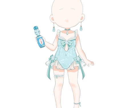 商用利用可！ライバーさん向けのミニキャラ描きます イメージ1