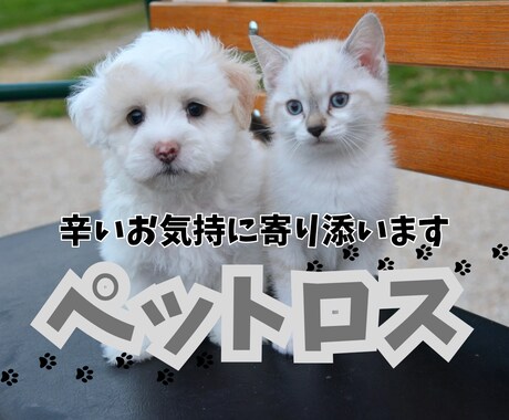 亡くしたあの子への辛く苦しいお気持ちに寄り添います 虹の橋を渡ったあの子の思いを伝えます明日は笑顔になれるように イメージ1
